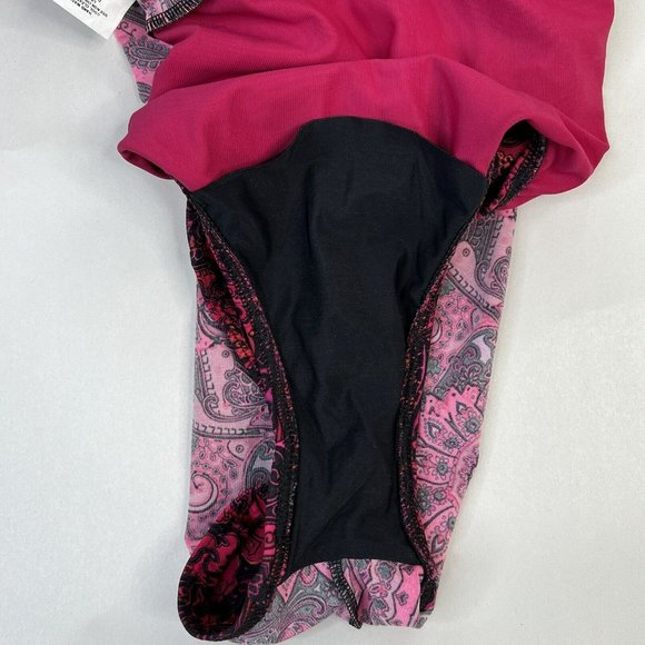 Miraclesuit Escape One Piece Allover Slimming Underwire Swimsuit Pink Paisley 10 - Picture 12 of 12